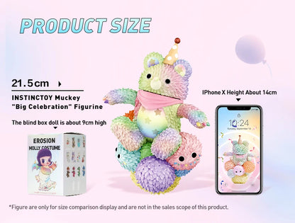POP MART INSTINCTOY Murckey "Big Celebration" Figurine Cute Kawaii Vinyle Toy For Collection