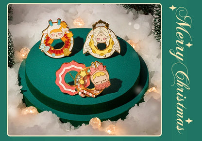 POP MART BUNNY Bunny Christmas Series Blind Box Badge 1PC/9PC Gift for Christmas