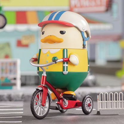 POP MART DUCKOO TRICYCLE Figure Collectible Cute Action Kawaii Gift Kid  Plastic Toys Figure Free Shipping