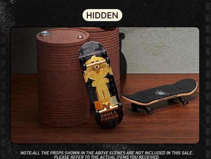 POP MART Skullpanda Action Cut Series Finger Skateboard Mystery Box 1PC/12PCS Blind box Collectible Cute Gift