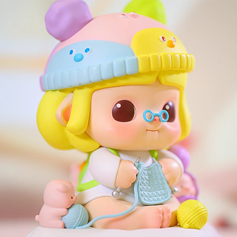 POP MART Minico Colorful Sweater 15cm For Collection Doll Collectible Cute Action Kawaii Animal Toy Figures Free Shipping