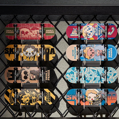 POP MART Skullpanda Action Cut Series Finger Skateboard Mystery Box 1PC/12PCS Blind box Collectible Cute Gift