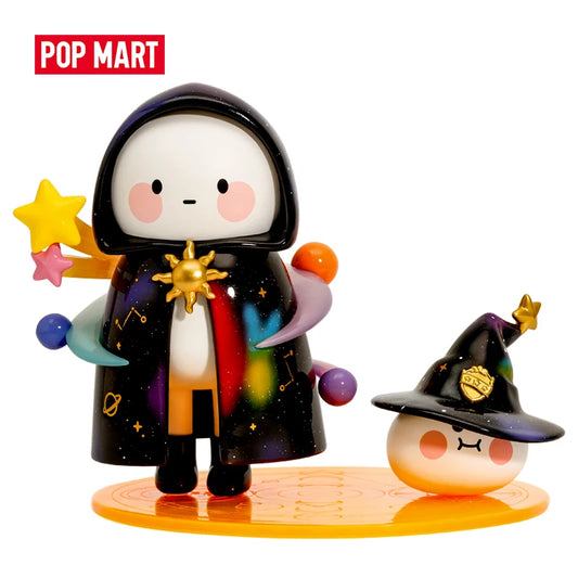 POP MART BOBO and COCO Magician Figurine Collectible Cute Action Kawaii Gift Kid  Plastic Toys Figure