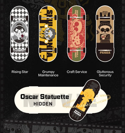 POP MART Skullpanda Action Cut Series Finger Skateboard Mystery Box 1PC/12PCS Blind box Collectible Cute Gift