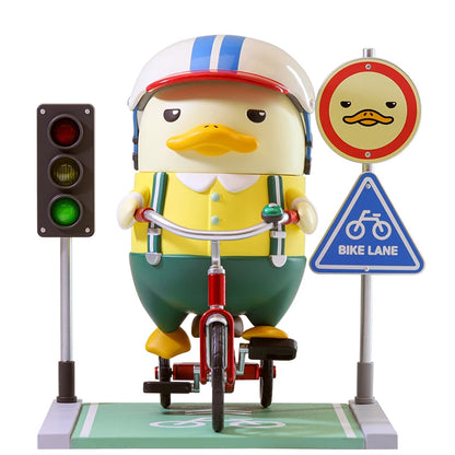 POP MART DUCKOO TRICYCLE Figure Collectible Cute Action Kawaii Gift Kid  Plastic Toys Figure Free Shipping