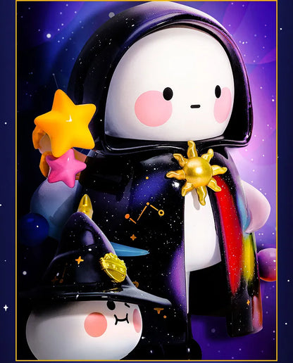 POP MART BOBO and COCO Magician Figurine Collectible Cute Action Kawaii Gift Kid  Plastic Toys Figure