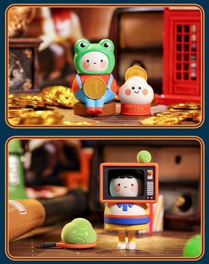 POP MART BOBO&COCO Vintage ZAKKA Series Blind Box Doll Binary Action Figure Birthday Gift Kid Toy Mystery Box