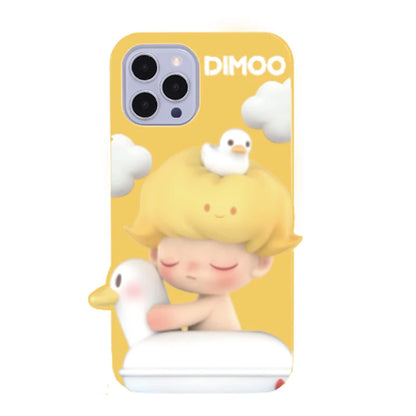 POP MART DIMOO Pets Vacation Series-phone case for iphone12,iphone12pro,iphone12pro max, iphone13,iphone13 pro,iphone13 pro max