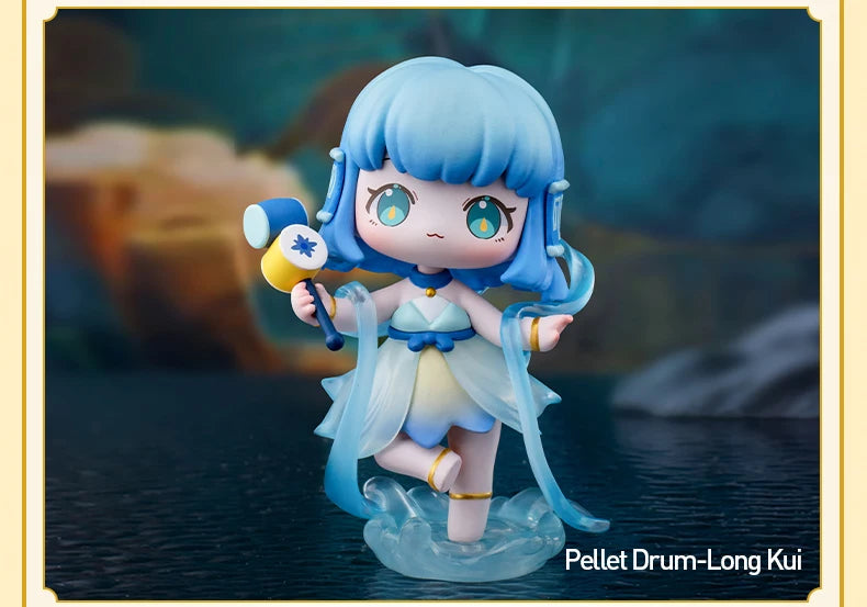 POP MART Sword and Fairy Chinese Musical Instrument Series Mystery Box 1PC/12PCS POPMART Blind Box Action Figure Cute Toy