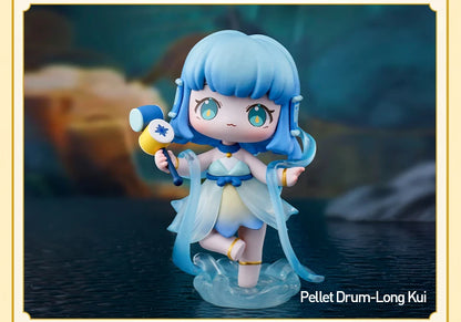 POP MART Sword and Fairy Chinese Musical Instrument Series Mystery Box 1PC/12PCS POPMART Blind Box Action Figure Cute Toy