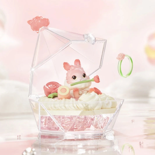 POP MART Wishes at Your Fingertips Series Scene Set Mystery Box 1PC/8PCS POPMART Blind Box Skullpanda Dimoo Labubu Romantic Ring