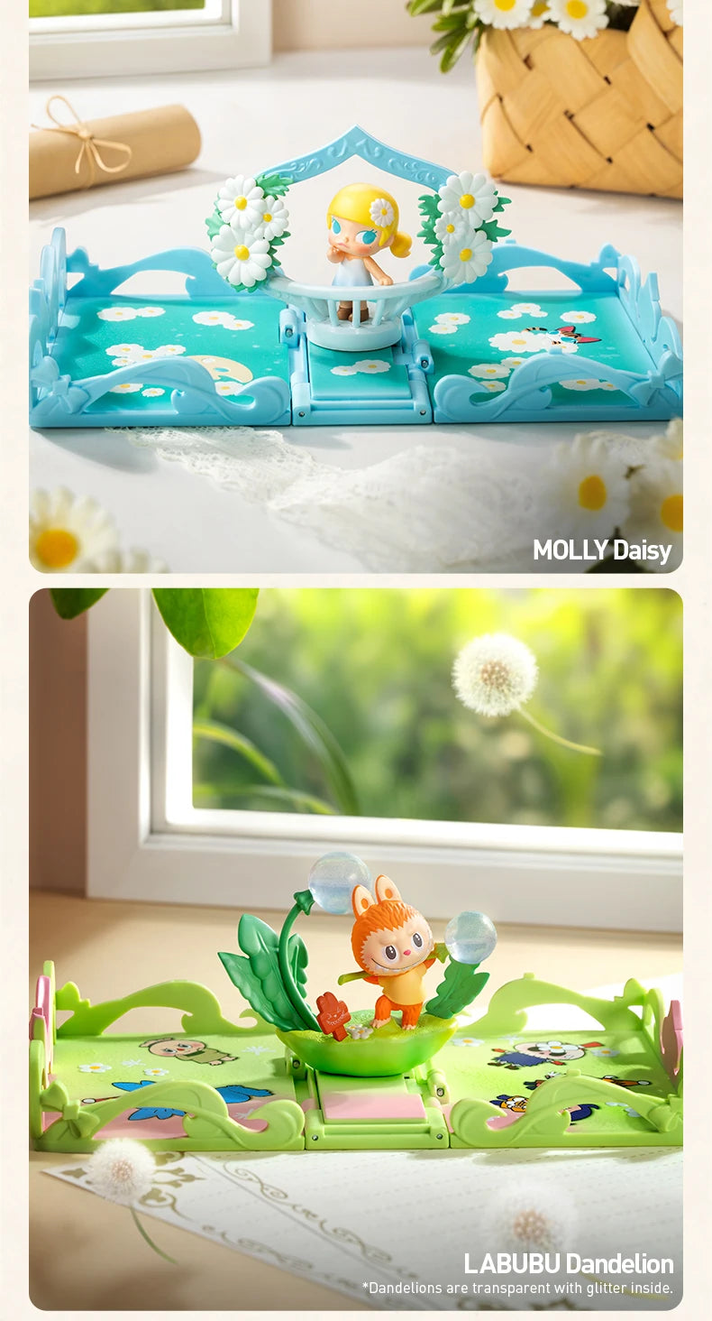 POP MART Gift For You Greeting Card Series Scene Sets 1PC/12PCS Blind Box POPMART Collectible Figurine Cute Toy