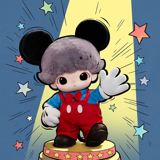 POP MART DIMOO WORLD × DISNEY Series-Mickey Vinyl Plush Bag