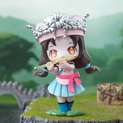 POP MART Sword and Fairy Chinese Musical Instrument Series Mystery Box 1PC/12PCS POPMART Blind Box Action Figure Cute Toy