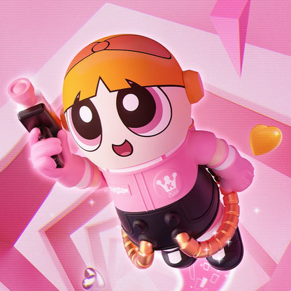 POP MART MEGA SPACE MOLLY 400%+100% THE POWERPUFF GIRLS Blossom Limited Edition