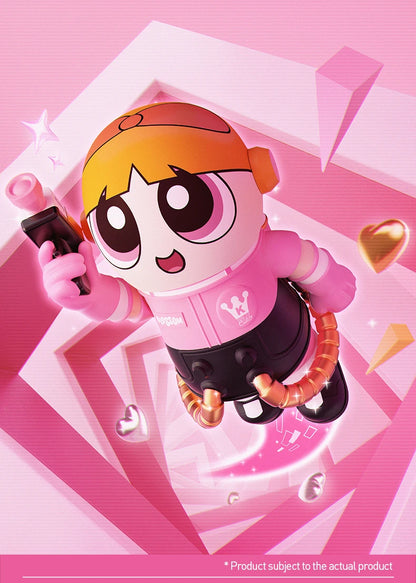 POP MART MEGA SPACE MOLLY 400%+100% THE POWERPUFF GIRLS Blossom Limited Edition