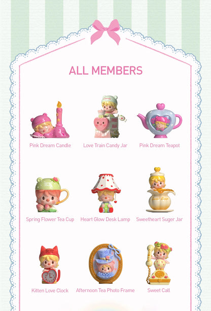 POP MART Sweet Bean Afternoon Tea Series Mystery Box 1PC/9PCS POPMART Blind Box Anime Action Figure Cute Figurine