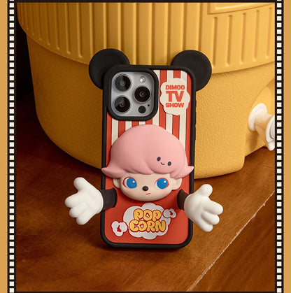 POP MART DIMOO WORLD × DISNEY Series-Phone Case for iPhone 15 Pro Max/16 Pro/16 Pro Max