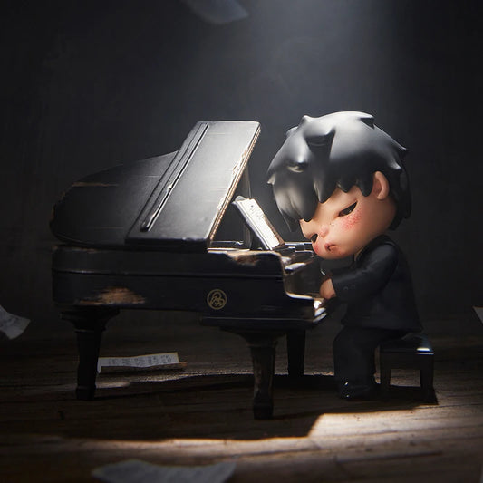 POP MART Hirono The Pianist Figure Limited Edition Limited to 2pcs per order