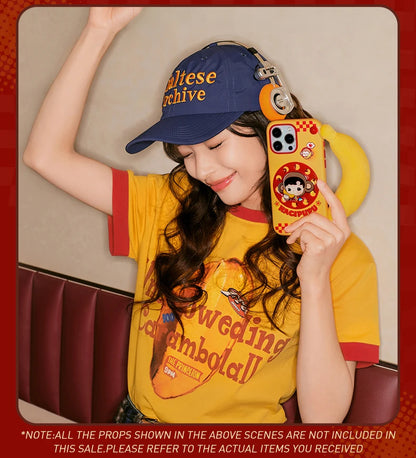 POP MART HACUIPUPU-Rolling Time Machine Series-Phone Case for iPhone 16 Pro/16 Pro Max