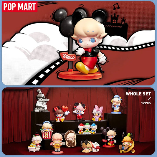 POP MART DIMOO WORLD × DISNEY Series Figures Blind Box 1PC/12PCS Mystery Box