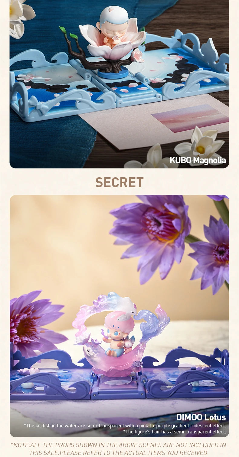 POP MART Gift For You Greeting Card Series Scene Sets 1PC/12PCS Blind Box POPMART Collectible Figurine Cute Toy