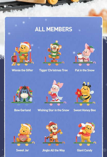 POP MART Disney Winnie the Pooh Gift Giving Series Figures Mystery Box 1PC/9PCS POPMART Blind Box