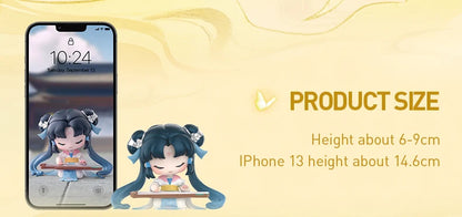 POP MART Sword and Fairy Chinese Musical Instrument Series Mystery Box 1PC/12PCS POPMART Blind Box Action Figure Cute Toy