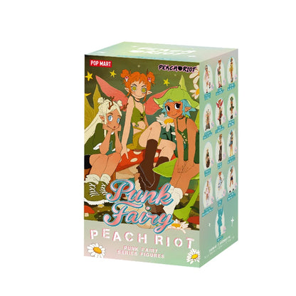 POP MART Peach Riot Punk Fairy Series Mystery Box 1PC/12PCS POPMART Blind Box Action Figure Cute Toy