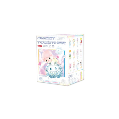 POP MART Sweet Bean x INSTINCTOY Sweet Together Series Mystery Box 1PC/12PCS Blind Box Action Figure Cute Toy