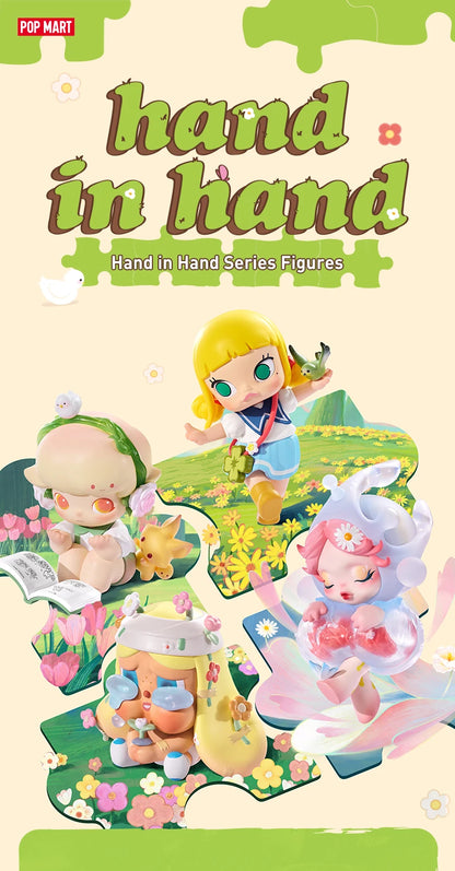 POP MART Hand in Hand Series Figures 1PC/12PCS POPMART Blind Box Figure