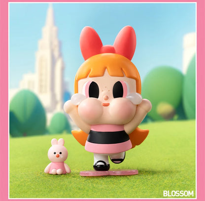 POP MART CRYBABY X Powerpuff Girls Series Mystery Box by Molly 1PC/12PCS POPMART Blind Box Action Figure Cute Toy Birthday Gift