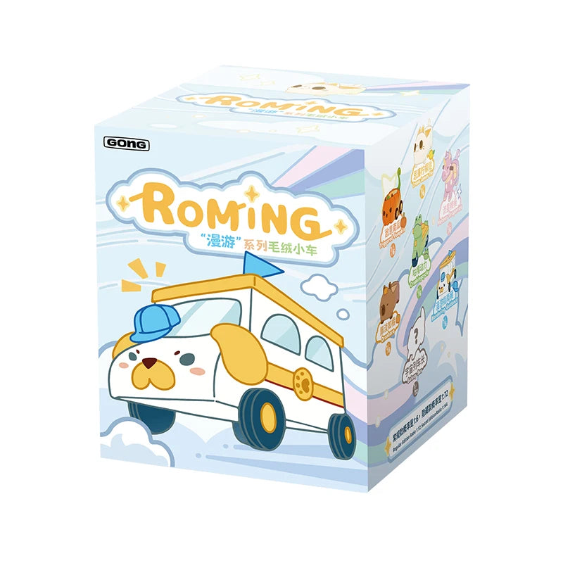 POP MART GONG ORIGINAL SERIES Plush Toy Car Mystery Box 1PC/6PCS POPMART Blind Box Cute Toy