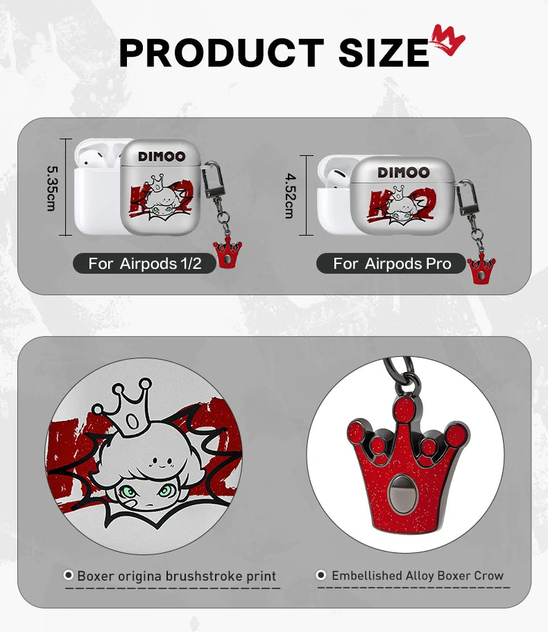 POP MART Dimoo Retro Series - Case for AirPods 1/2 or Case for AirPods Pro