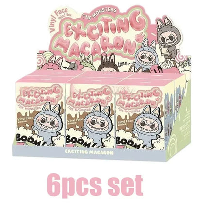 Labubu Heartbeat Macaron  Monster Face Blind Box Figurine