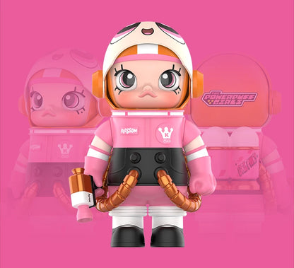 POP MART MEGA SPACE MOLLY 400%+100% THE POWERPUFF GIRLS Blossom Limited Edition