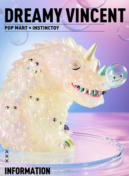 POP MART Instinctoy Dreamy Vincent "Auroa Glitter" Figurine Collectible Action Figure Cute Kawaii Toy