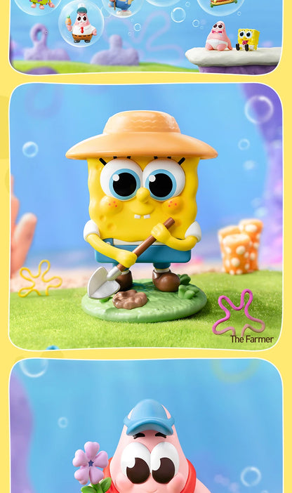 POP MART SpongeBob Best Friends Series Figures 1PC/12PCS Blind Box POPMART