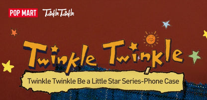 POP MART Twinkle Twinkle Be a Little Star Series-Phone Case for iPhone 15 Pro Max/ 16 Pro/ 16 Pro Max