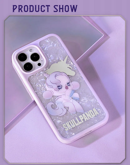 POP MART Skullpanda The Mare of Animals Series - Case for iPhone 13 Pro/iPhone 13 Pro Max (The Unicorn)