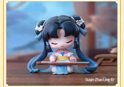 POP MART Sword and Fairy Chinese Musical Instrument Series Mystery Box 1PC/12PCS POPMART Blind Box Action Figure Cute Toy