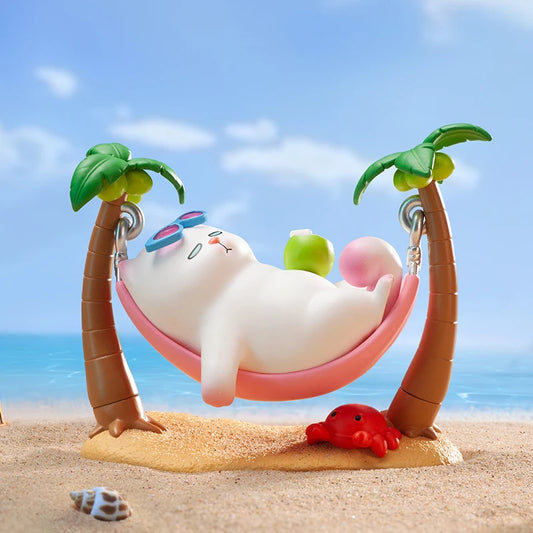 POP MART ViViCat Holiday Series Mystery Box 1PC/9PCS Blind Box POPMART Action Figurine Cute Cat Kids Toy
