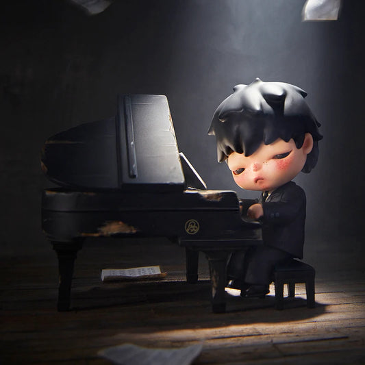 POP MART Hirono The Pianist Figure Limited Edition Limited to 2pcs per order
