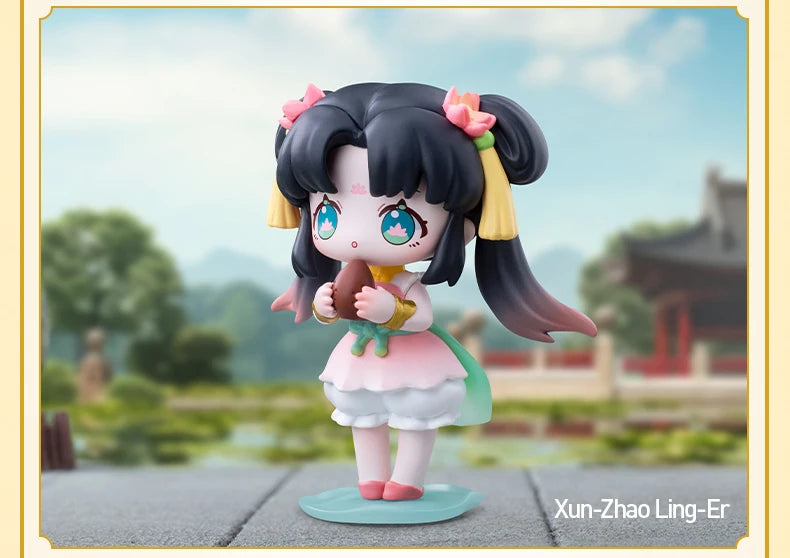 POP MART Sword and Fairy Chinese Musical Instrument Series Mystery Box 1PC/12PCS POPMART Blind Box Action Figure Cute Toy