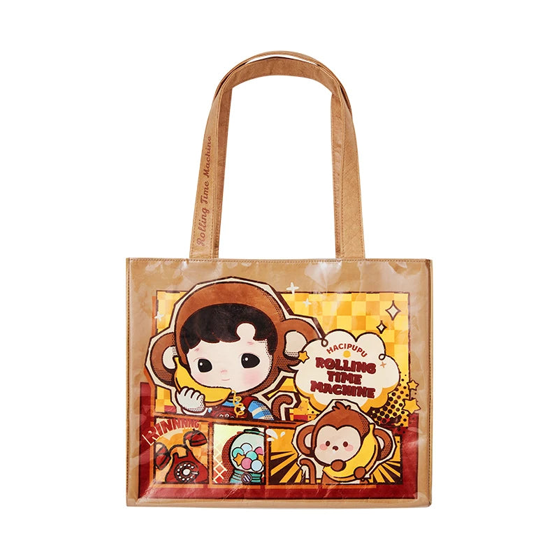 POP MART HACIPUPU Rolling Time Machine Series-Tote Bag