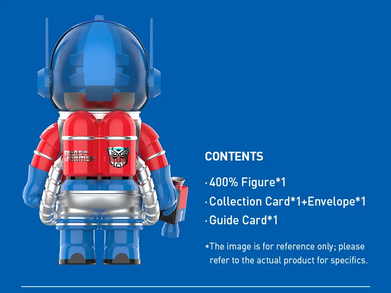 POP MART MEGA SPACE MOLLY 400% Optimus Prime Limited Edition Limited to 1pc per user ID