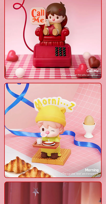 POP MART Sweet Bean The Language of Love Series Figures 1PC/12PCS POPMART Blind Box Figure