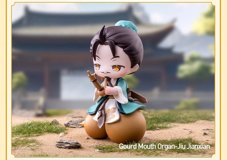 POP MART Sword and Fairy Chinese Musical Instrument Series Mystery Box 1PC/12PCS POPMART Blind Box Action Figure Cute Toy