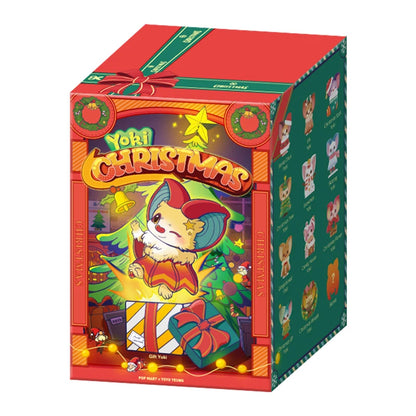 POP MAR Yoki Christmas Series Series Mystery Box 1PC/12PCS Blind Box Action Figure Cute Toy