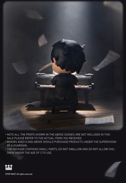 POP MART Hirono The Pianist Figure Limited Edition Limited to 2pcs per order